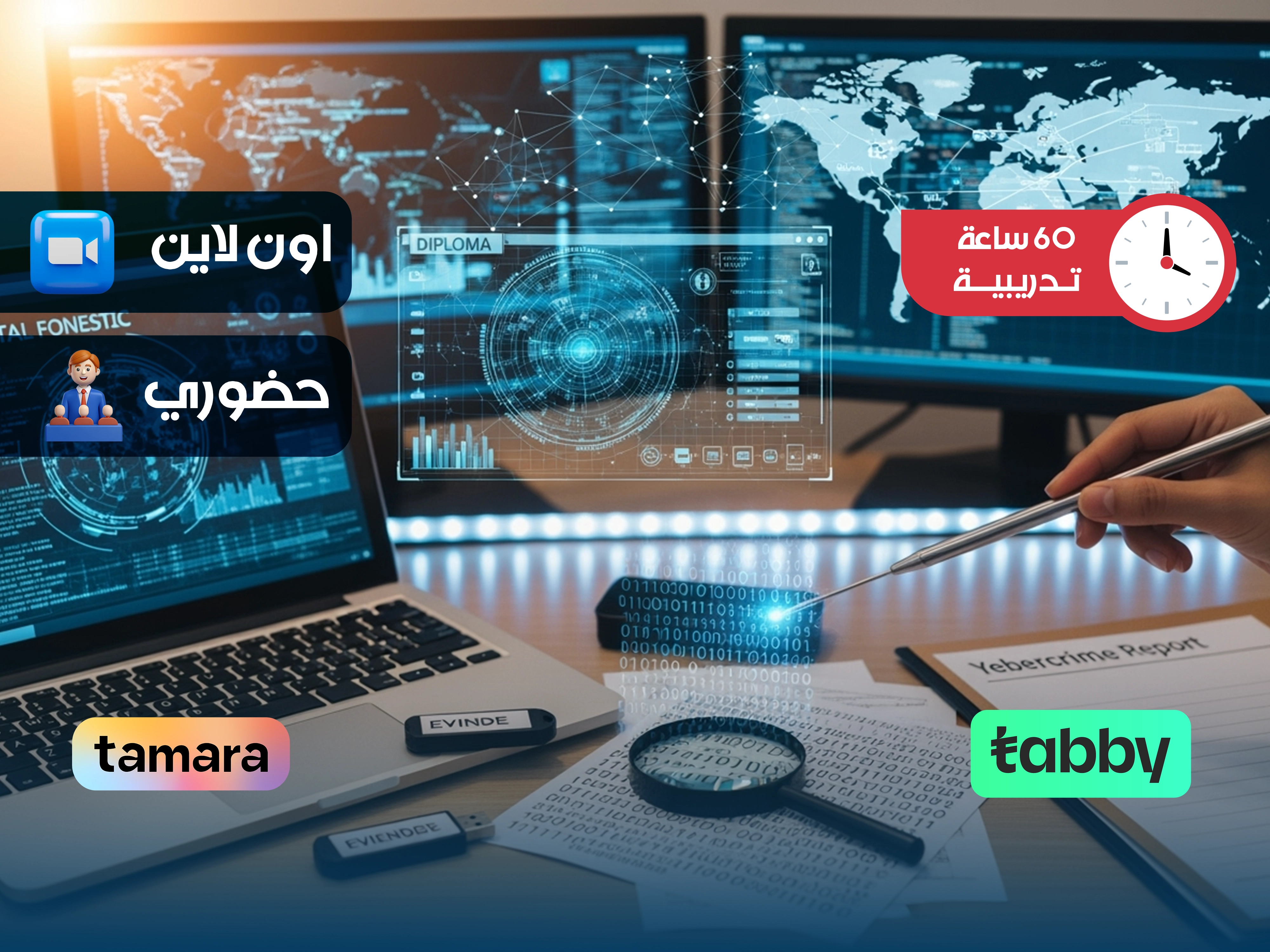 الدبلوم التدریبي في الجریمة السیبرانیة والتحقیق الرقمي